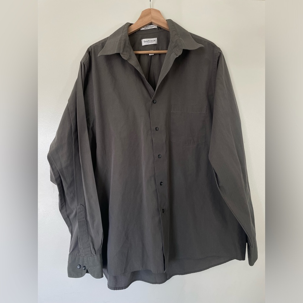 Van Heusen Gray Dress Shirt